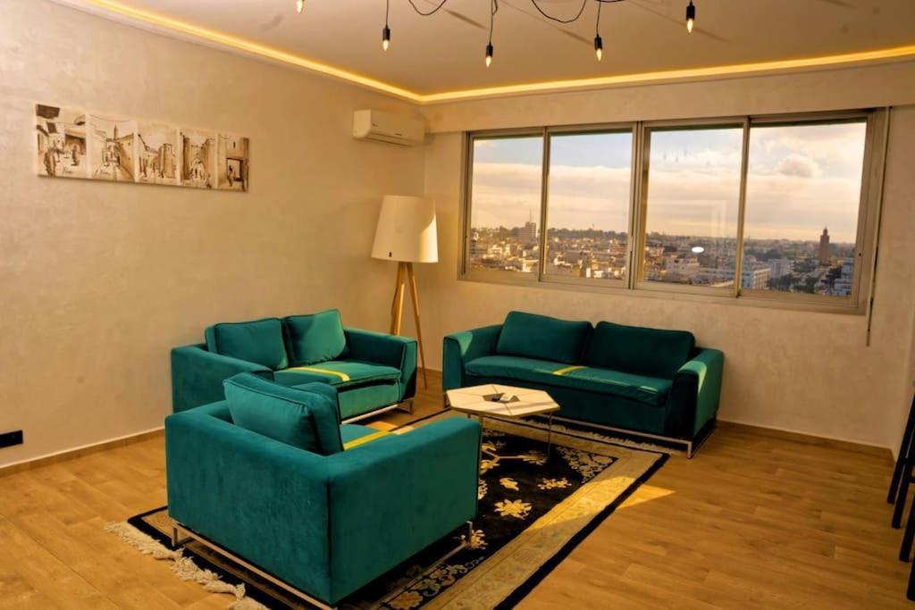 Appartement Vue Du Ciel N° 2, Majestueux Et Panoramique Centre Rabat